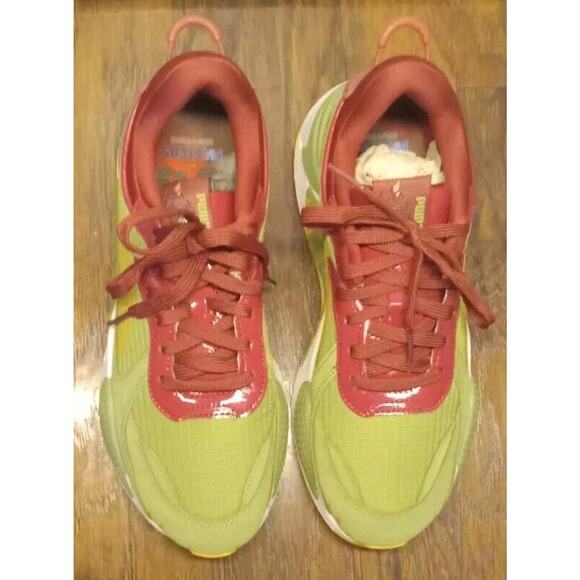 NWOB Puma Master Of The Universe RS-X Battle Cat RSX US 8 He Man Green Burgundy